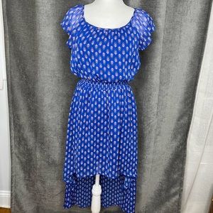 Royal blue flowy dress